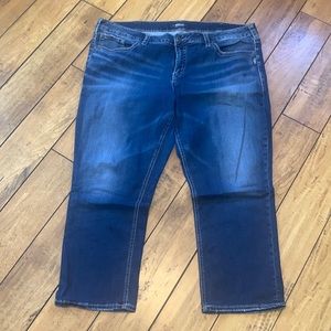 Silver Elyse jean capris